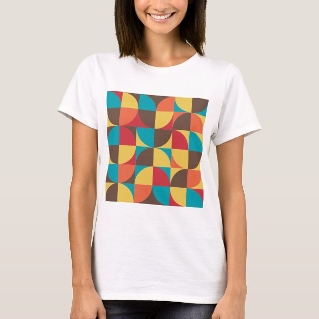 Abstract Geometric 110421v5 T-Shirt (Front)