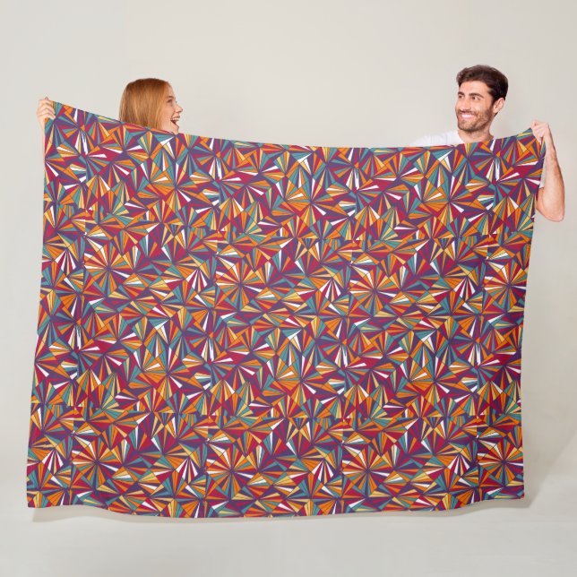 Abstract Geometric Art Blanket (In Situ)