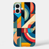 Abstract Geometric Art – Colour Grid Composition