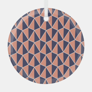 Abstract Geometric: Art Deco Seamless Glass Tree Decoration