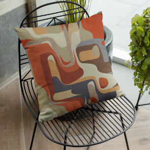 Abstract Geometric Art Elegant Modern Seamless Cushion