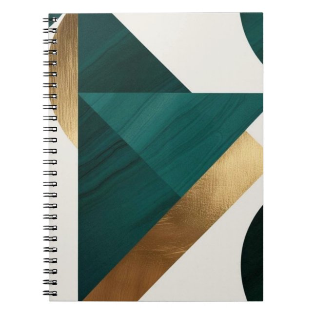 Abstract Geometric Art Modern notebook spiral (Front)