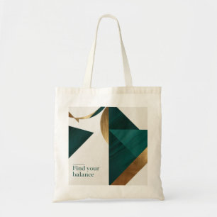 Abstract Geometric Art Modern tote bag minimalist