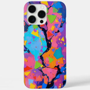 Abstract Geometric Art Phone Case – Vibrant Colour