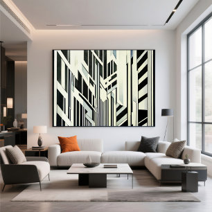 Abstract Geometric Art Poster