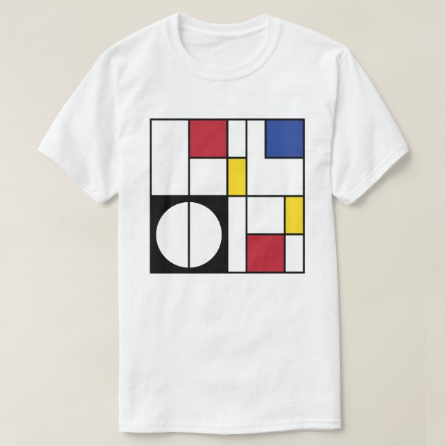 Abstract Geometric Art  T-Shirt (Design Front)