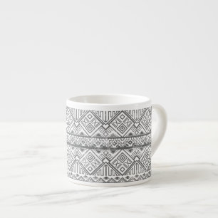 Abstract Geometric Aztec Pattern 2 Espresso Cup