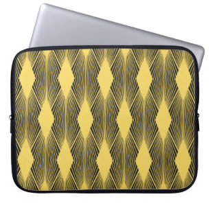 Abstract geometric background. Art Deco illustrati Laptop Sleeve