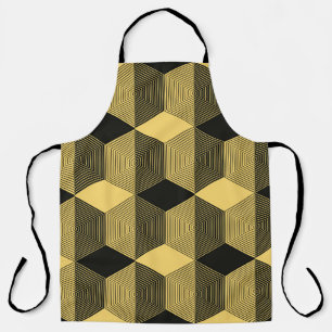 Abstract geometric background. Hexagonal mesh with Apron
