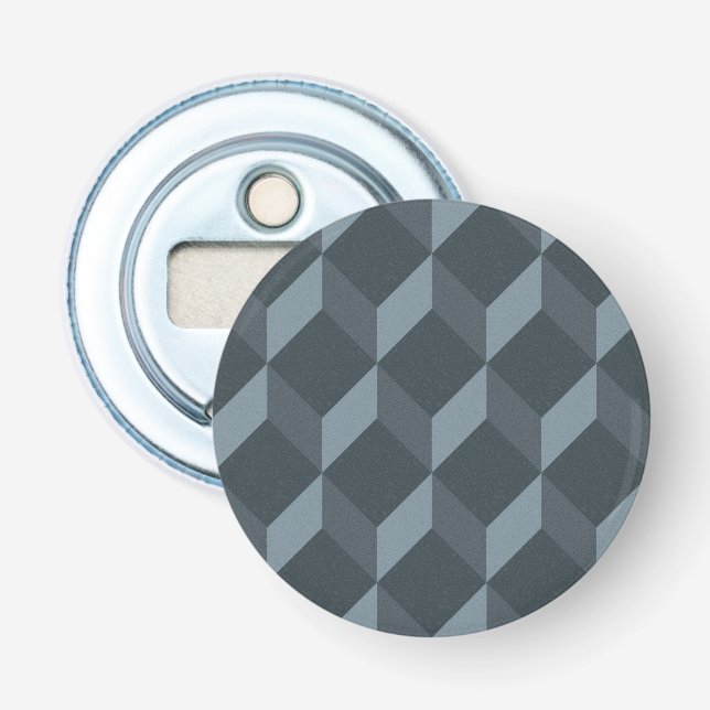 Abstract Geometric Background Pattern Bottle Opener (Front)