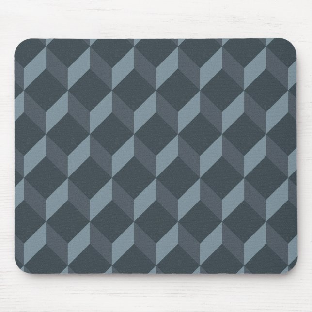 Abstract Geometric Background Pattern Mouse Pad (Front)