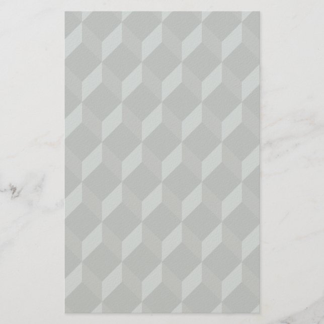 Abstract Geometric Background Pattern Stationery (Front)