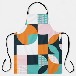 Abstract geometric background with squares,  trian apron