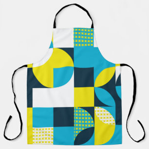 Abstract geometric background with squares,triangl apron