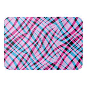 Abstract, geometric bath mat