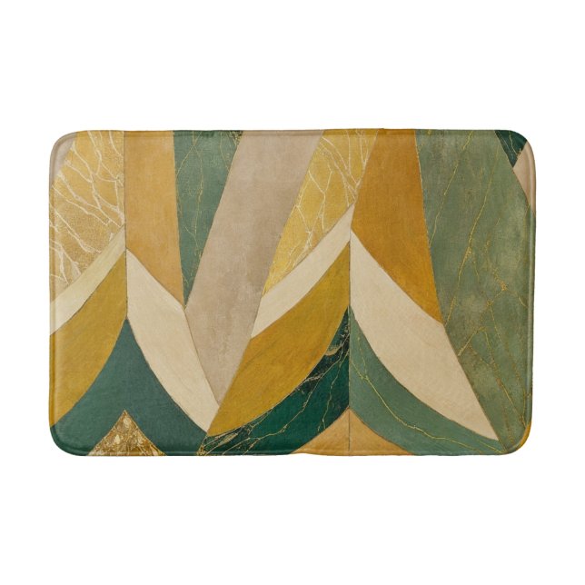 Abstract Geometric  Bath Mat (Front)