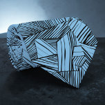 Abstract Geometric Black & Blue Custom Necktie<br><div class="desc">This custom necktie features an eye-catching abstract geometric design in classic black and blue. Its modern and versatile pattern makes it a stylish accessory for any outfit, whether it's for a business meeting, a special event, or simply adding a touch of sophistication to your everyday look. The crisp lines and...</div>