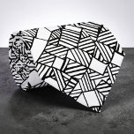 Abstract Geometric Black & White Custom Necktie<br><div class="desc">This custom necktie features an eye-catching abstract geometric design in classic black and white. Its modern and versatile pattern makes it a stylish accessory for any outfit, whether it's for a business meeting, a special event, or simply adding a touch of sophistication to your everyday look. The crisp lines and...</div>