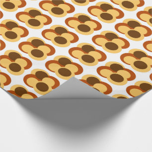 Abstract Geometric Circular Shapes Wrapping Paper