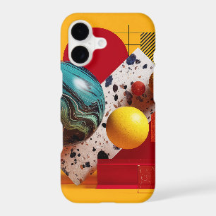 Abstract geometric colourful composition