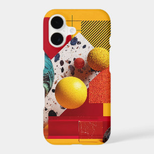 Abstract geometric colourful composition