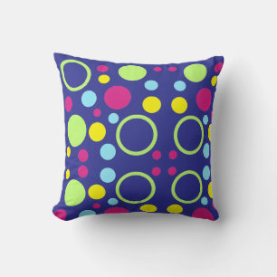 Abstract Geometric Colourful Cushion