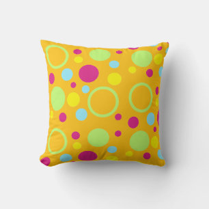 Abstract Geometric Colourful Cushion