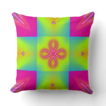Abstract Geometric Colourful Prism Cross Pattern