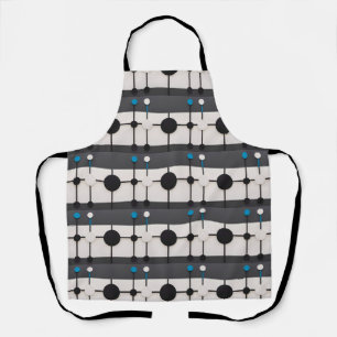 Abstract Geometric Composition Featuring Circles Apron