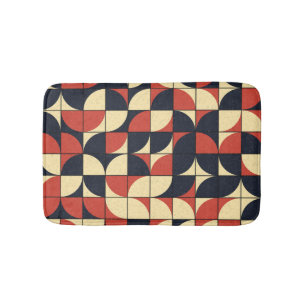 Abstract geometric: computational art. bath mat