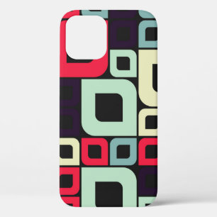 Abstract Geometric, Computational Art Illustration iPhone 12 Case