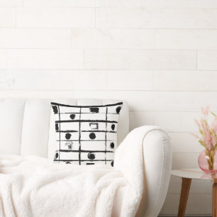 abstract geometric cushion