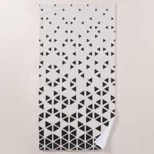 Abstract Geometric Design Beach Towel