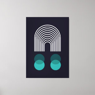 Abstract geometric design canvas print