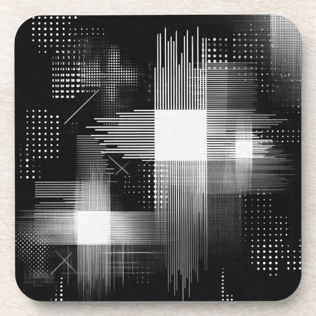 Abstract Geometric Design Coaster (Front)