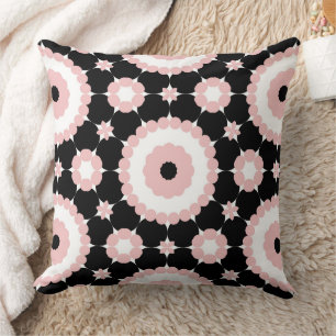 abstract geometric designs cushion