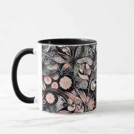 Abstract geometric digital pattern design 42 mug