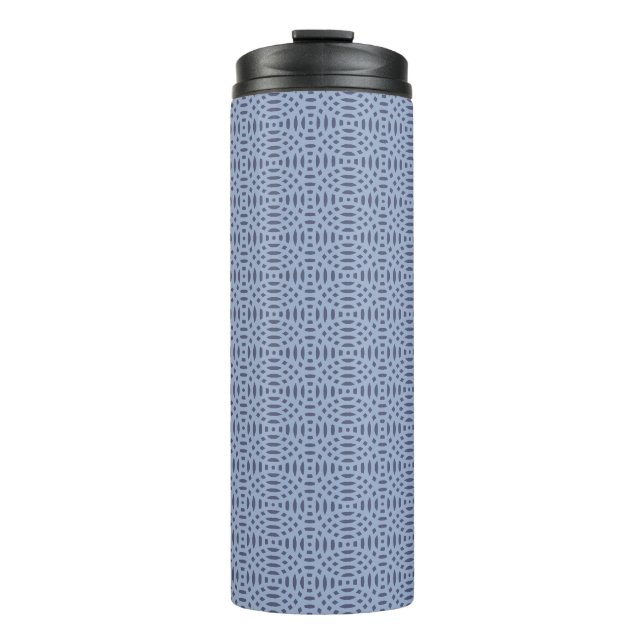 Abstract Geometric Graphic Artwork Thermal Tumbler (Front)