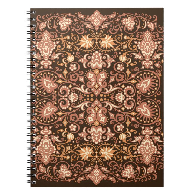 abstract geometric grunge background notebook (Front)