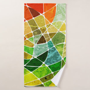 abstract geometric grunge backgroundpattern,grunge bath towel