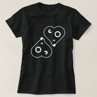 Abstract Geometric Hearts | Minimal Symbolic Graph T-Shirt