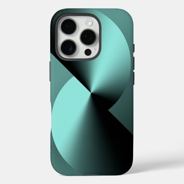 Abstract Geometric iPhone 16 Pro Case (Back)