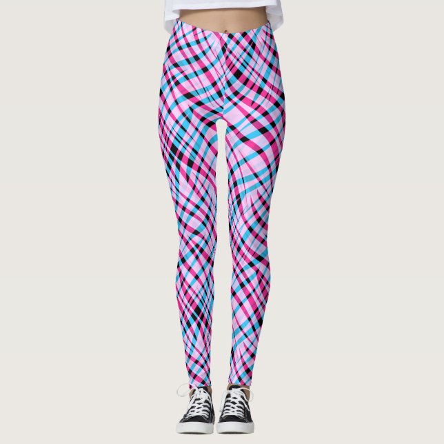 Abstract, geometric leggings (Front)