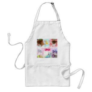 Abstract Geometric Low Poly Mosaic Standard Apron
