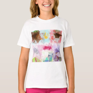 Abstract Geometric Low Poly Mosaic T-Shirt
