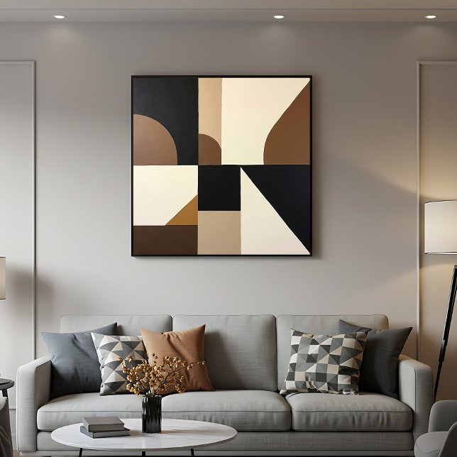 Abstract Geometric Mid-Century Wall Poster (Creator Uploaded)