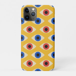 Abstract Geometric Modern Bold Evil Eye Pattern Case-Mate iPhone Case