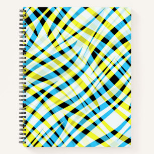 Abstract, geometric notebook