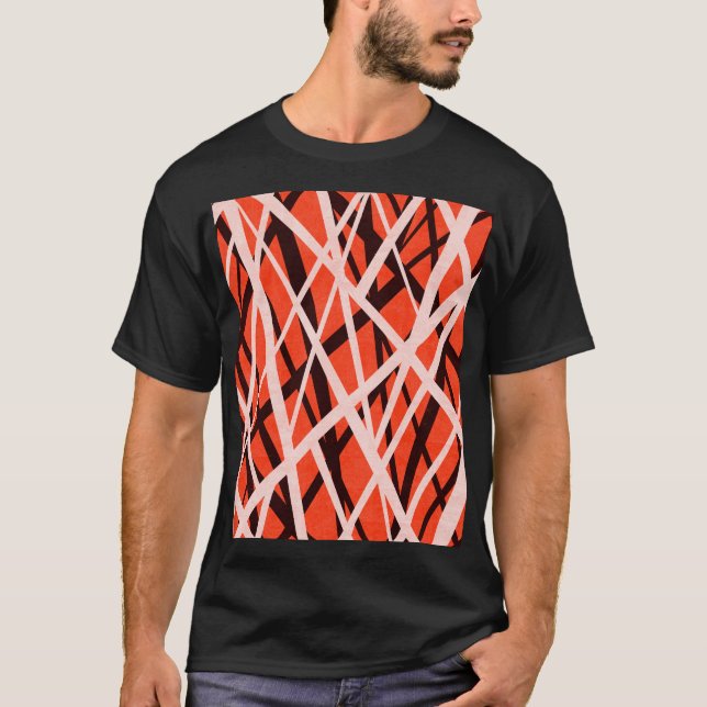 Abstract Geometric Paper: High-Res Texture T-Shirt (Front)