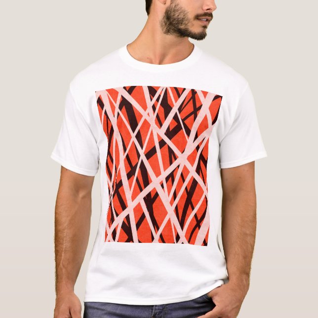 Abstract Geometric Paper: High-Res Texture T-Shirt (Front)